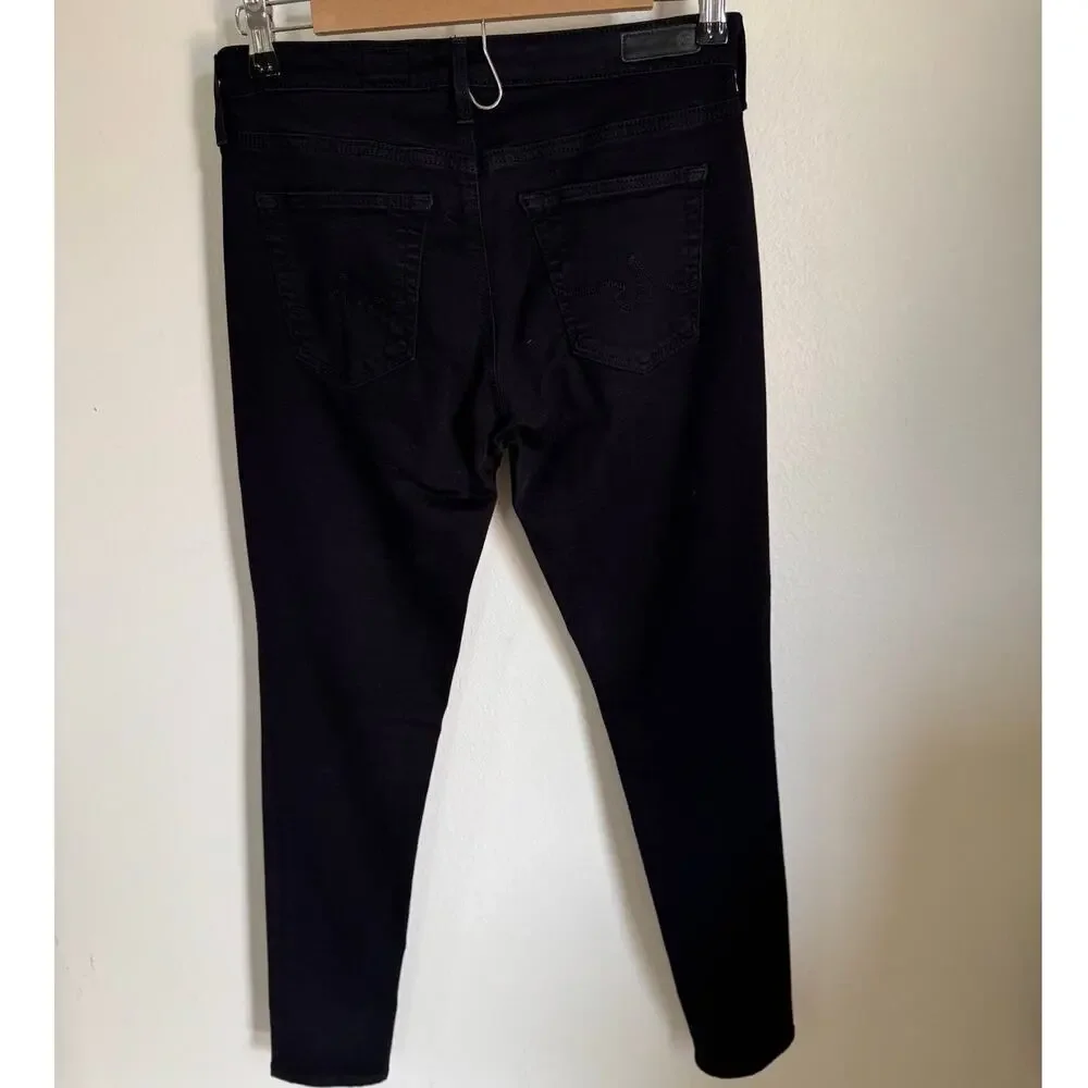 AG Jeans Adriano‎ Goldschmied Super Skinny Ankle Black Size 27